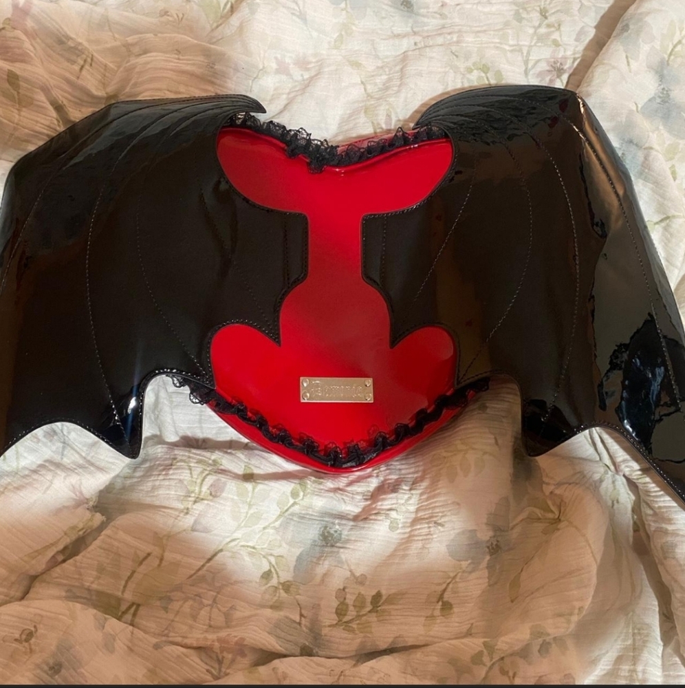 Demonia Heart Bat Wing Backpack